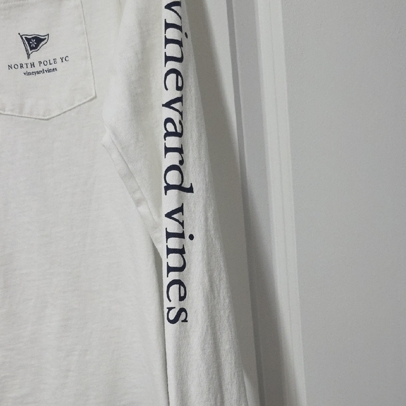 Vineyard Vines North Pole White Long Sleeve Tee - Picture 3 of 7